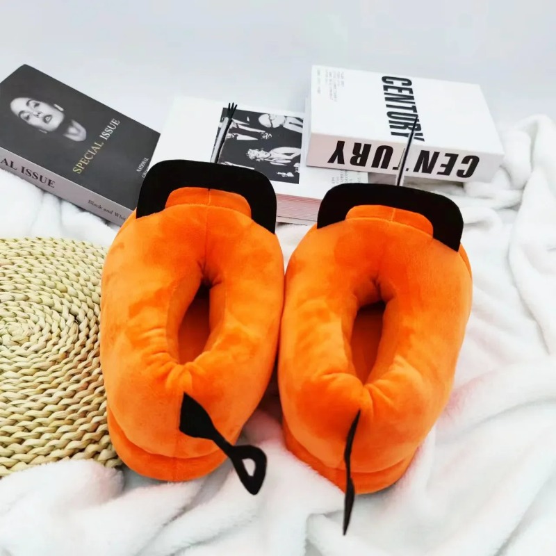 Men Shoes Size To Women - Anime Chainsaw Man Pochita House Slipper