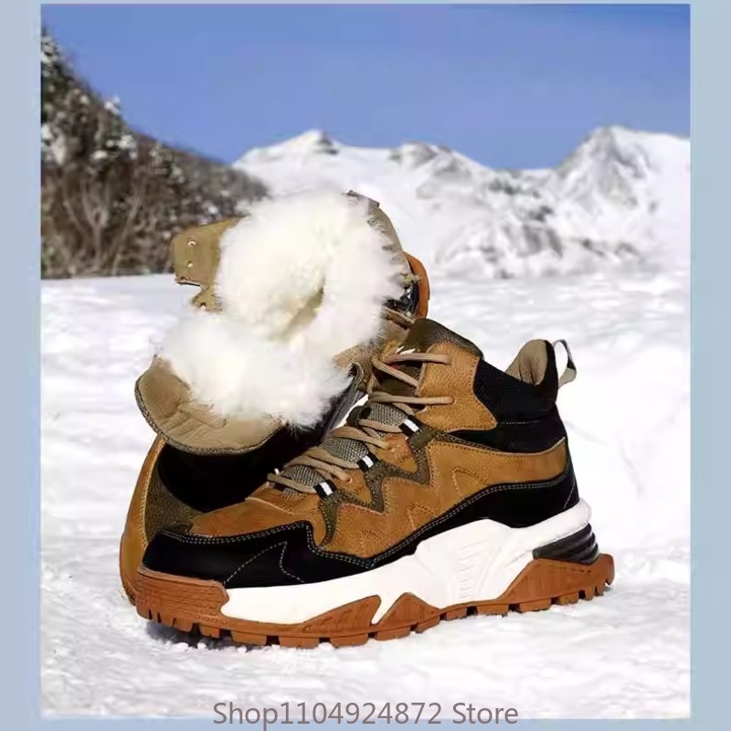 Men'S Shoes Daily Use - Winter Warm Wool Cotton Shoes Men's