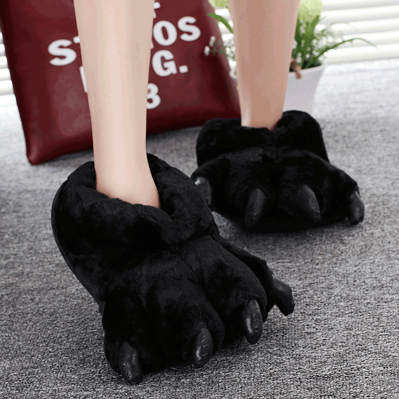 Men Shoes Size To Women - Size 35-43 Đen Động Vật Paw