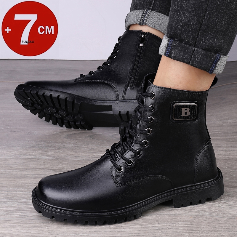 Men's Genuine Leather Elevator - đánh giá và giá Men'S Shoes Daily Use