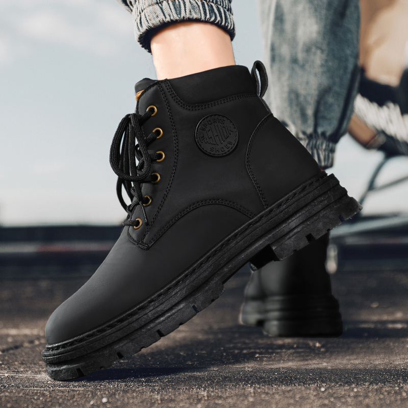 Men's high top boots four seas - đánh giá và giá Men Shoes Yellow