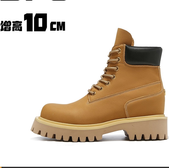 Short boots cowhide men's wint - đánh giá và giá Men Shoes Yellow