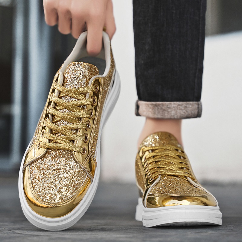 Gold Men's Sneakers 2025 New L - đánh giá và giá Men'S Shoes Size 43 In Us