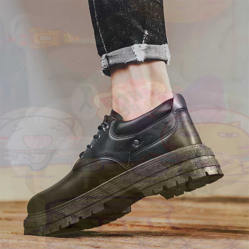 Dark Natural Leather Fashion T - đánh giá và giá Men'S Shoes Good For Flat Feet