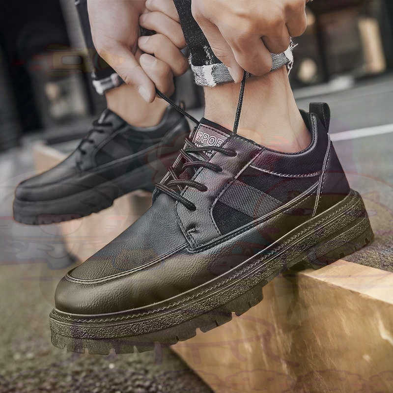 Dark Natural Leather Fashion T - đánh giá và giá Men'S Shoes Good For Flat Feet