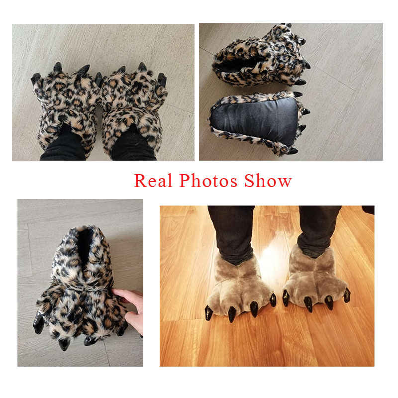 Size 35-43 Đen Động Vật Paw Ch - đánh giá và giá Men Shoes Size To Women