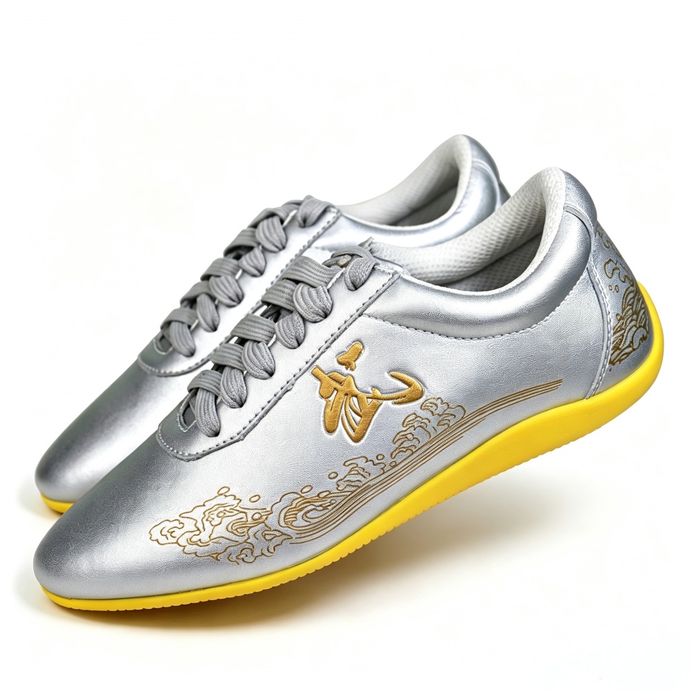 Genuine Leather Tai Chi Shoes  - đánh giá và giá Men Shoes Yellow