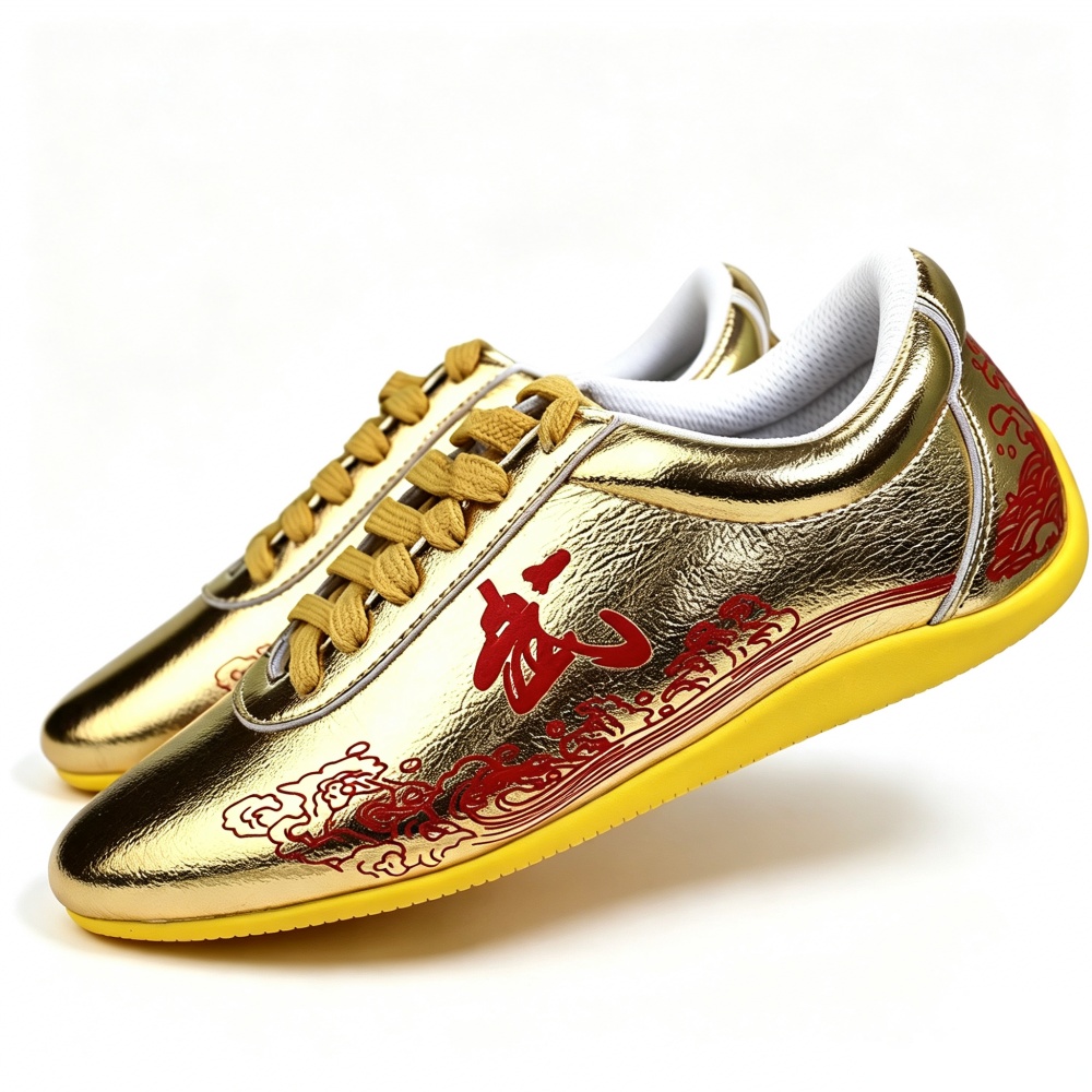 Genuine Leather Tai Chi Shoes  - đánh giá và giá Men Shoes Yellow