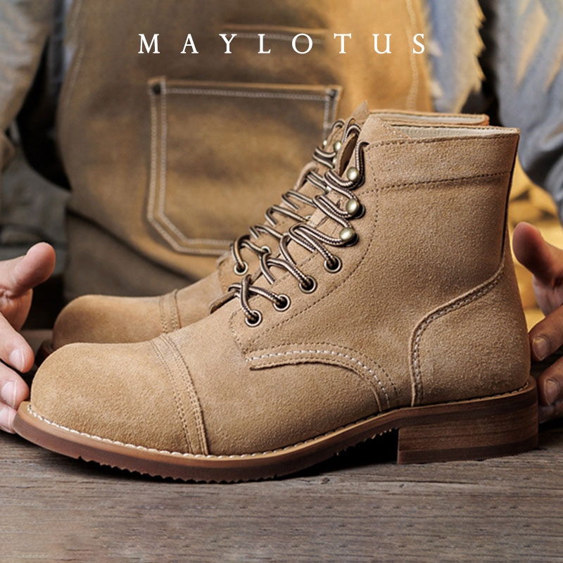 Suede Boot Goodyear-Welted Mot - đánh giá và giá Men Shoes Type