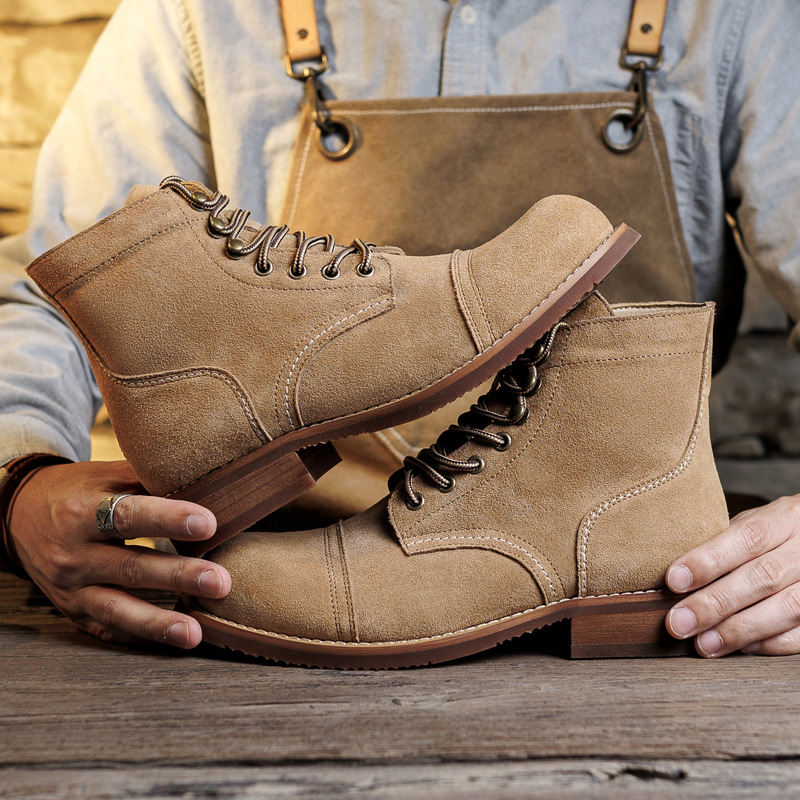 Suede Boot Goodyear-Welted Mot - đánh giá và giá Men Shoes Type