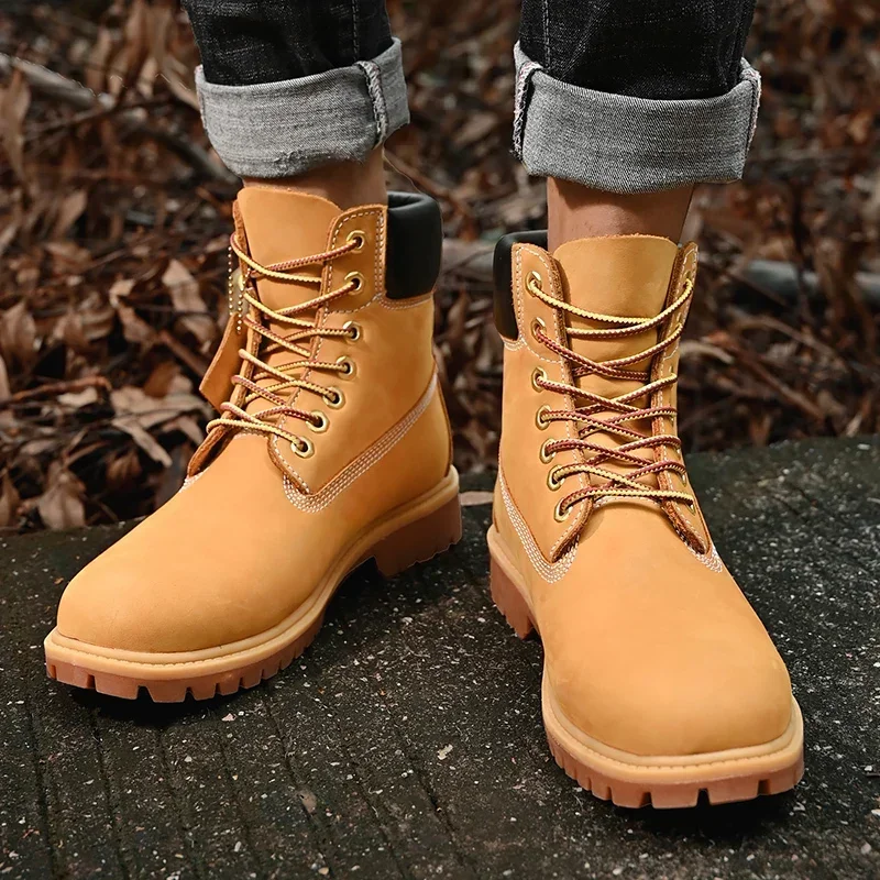 Boots Men High Top Boots High  - đánh giá và giá Men Shoes Type