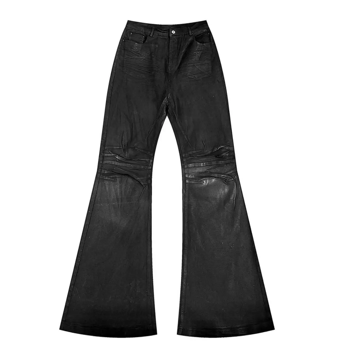 High street coated micro-flare - đánh giá và giá Men Shoes Jeans